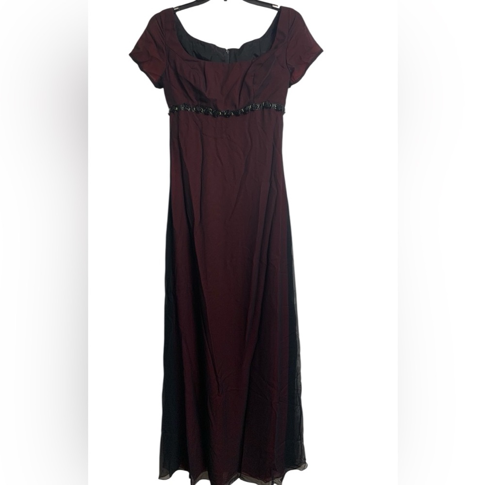 Jim Hjelm Occasions 6 Chiffon Y2K Whimsigoth Grunge Formal Maxi‎ Gown Dress